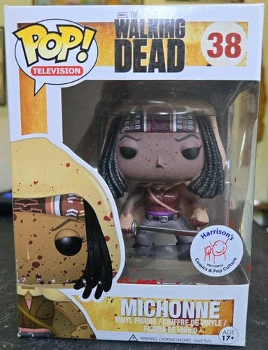 Michonne The Walking Dead #38 Bloody Funko Pop! Harrison's Comics Exclusive