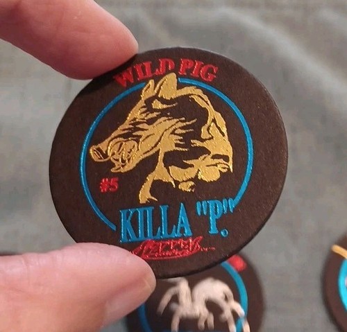 Tappo bottiglia latte vintage POG anni 90 Slammas x6 Piranha Killer P Fish gioco nero - Foto 6 di 8