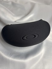 Authentic Oakley Soft Vault Sunglass Case Black Hard Hollow Zippered w/Dustbag