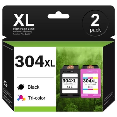 1-2 304XL Patronen für HP-304 XL DeskJet 2620 2630 3720 3730 3750 Envy5010 5030