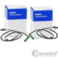 2X Delphi ABS-SENSOREN Hinten Passend FÜR Land Rover Range Links+Rechts |