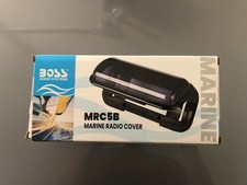 NEW Boss MRC5B Universal Marine Boat Waterproof Radio Headunit Cover Black