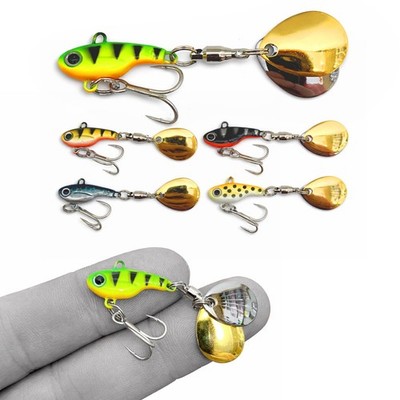 Jig Spinner Set Mini | 5 Stück Spin Jig Köder 5g | Forelle & Barsch UL
