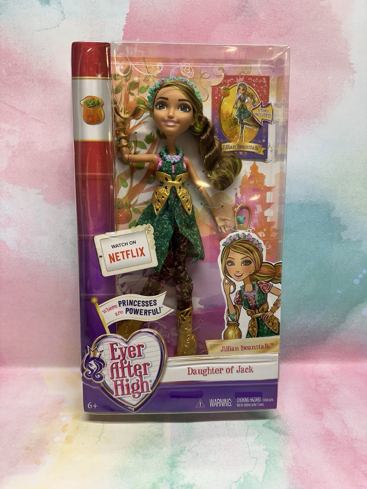 Ever After High ~ New Unopened Jillian Beanstalk Doll Mattel