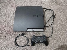 Sony PlayStation 3 PS3 Slim 160GB Console Bla...