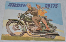Reklame um 1952 Motorrad Ardie BD 175 Nürnberg