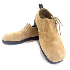 Hush Puppies Women's 6.5 Anatomic Design Body Moc Tan Suede Slip On Shoes