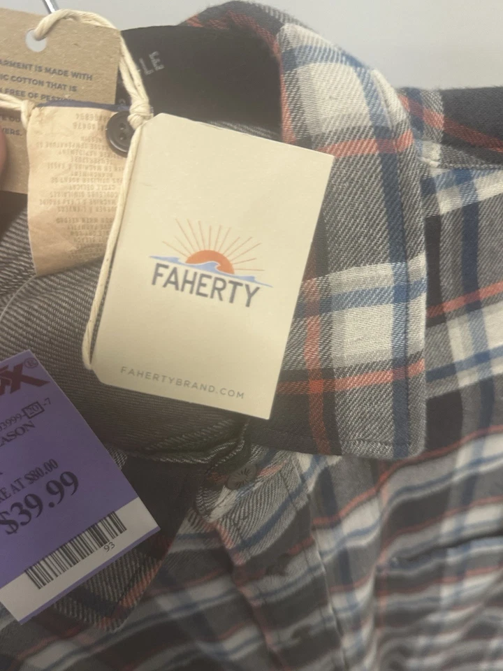 Camisa de franela Faherty para hombre talla M Foto 2 de 3