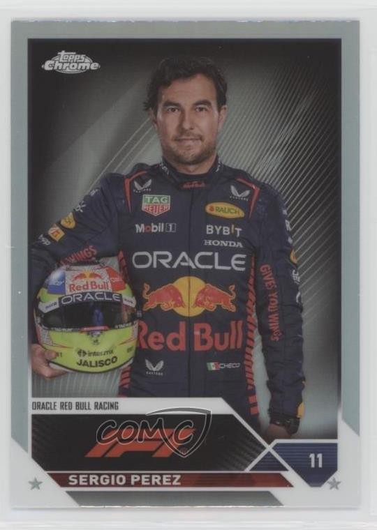 2023 Topps Chrome Formula 1 F1 Drivers Refractor Sergio Perez #9 0hv6