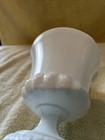 Vintage E.O. Brody Co. White Milk Glass Footed Vase, Urn, or Planter 1940s — photo 6