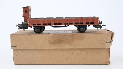Märklin H0 323 Niederbordwagen mit Bremserhaus R 20 der DRG