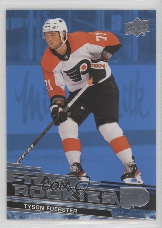 2023-24 Upper Deck Star Rookies Box Set Blue Tyson Foerster #13 RC 0b1f