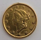 1854 Gold Dollar — photo from another recent sale
