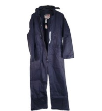 Mens Size 48 Regular WALLS FR Navy Blue Work Coveralls Fire Flame Resistant 