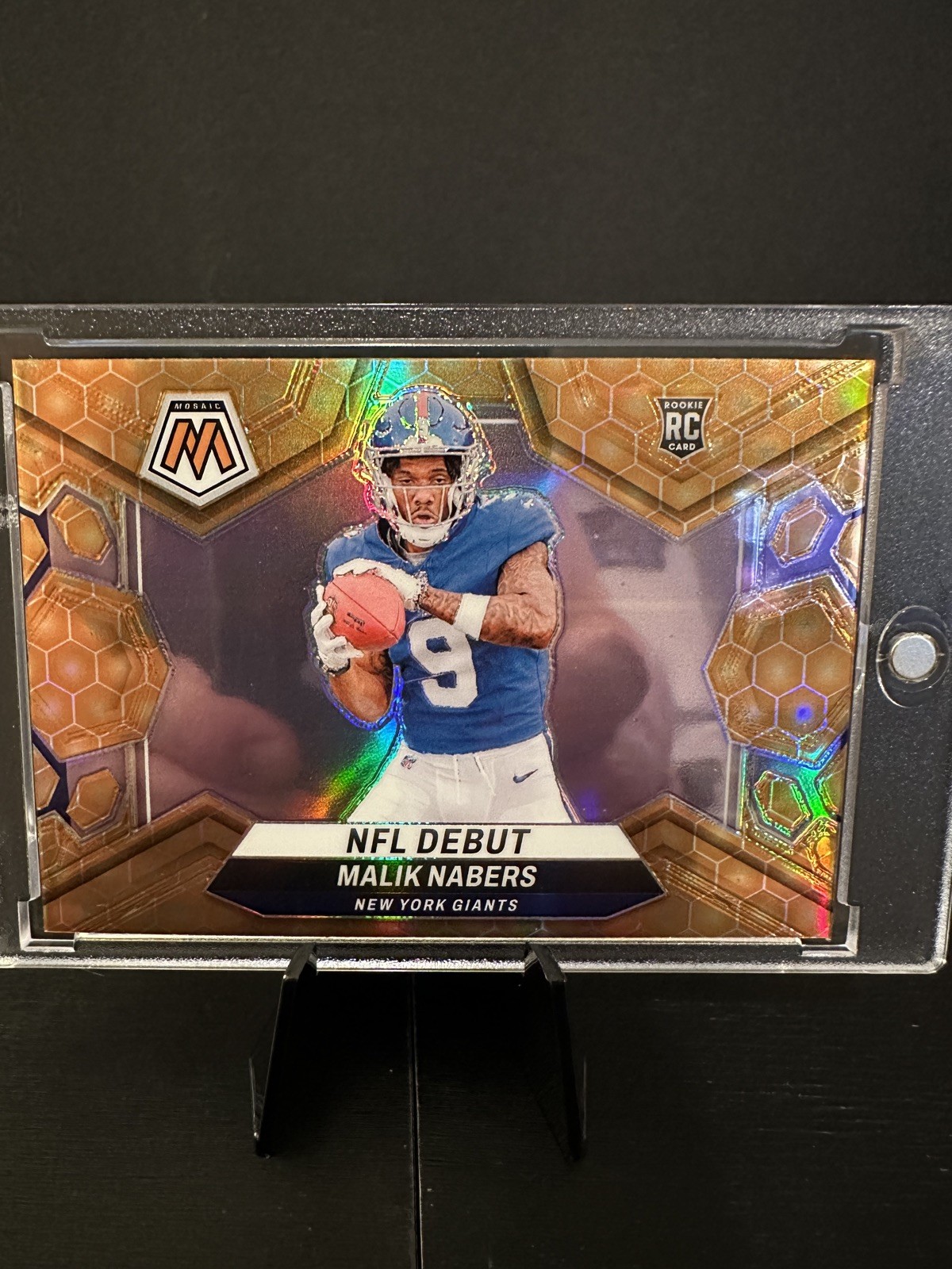 2024 Mosaic Malik Nabers Honeycomb Prizm Rookie RC NFL Debut #284