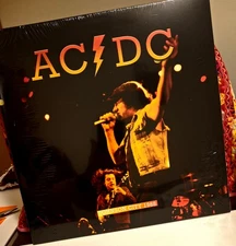 AC DC Johnson city 1988 live vinyl lp Brian johnson Angus blow up your video new