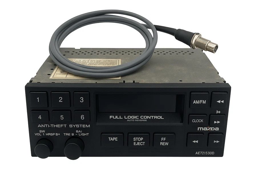 ✅91-95 Mazda Miata MX-5 NA Panasonic 1267 Bluetooth Handsfree call oem radio - Image 4 of 4