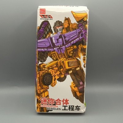 6 in 1 Devastator Transforming Construction Vehicle EX502 Action Figure *Read