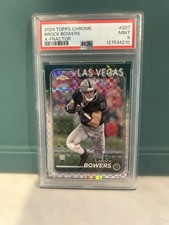 2024 Topps Chrome - Rookies Brock Bowers #207 X-Fractor (RC) PSA 10
