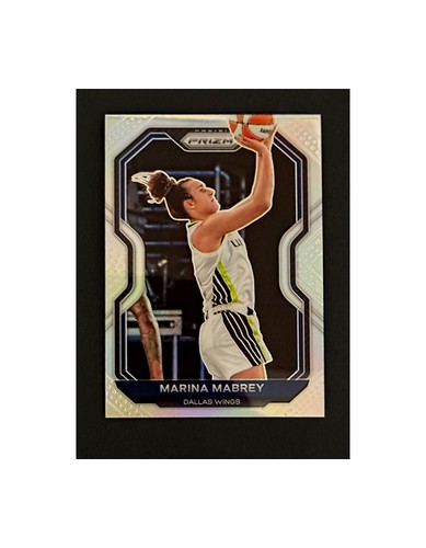2021 Panini Prizm WNBA (#15) MARINA MABREY (Tempo Wings) Silver Prizm Rookie
