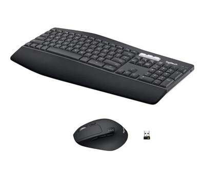 Logitech MK850 Performance Wireless Keyboard and Mouse Combo, Connect 2 Ways