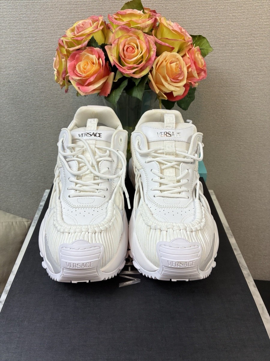 Versace Mercury M_VS_01 Men's White Sneakers NWT - EU Size 44.5