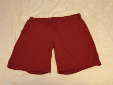 Columbia Red Shorts Mens Sz 36 Pocket Button Lightweight Outdoors Hiking Chino