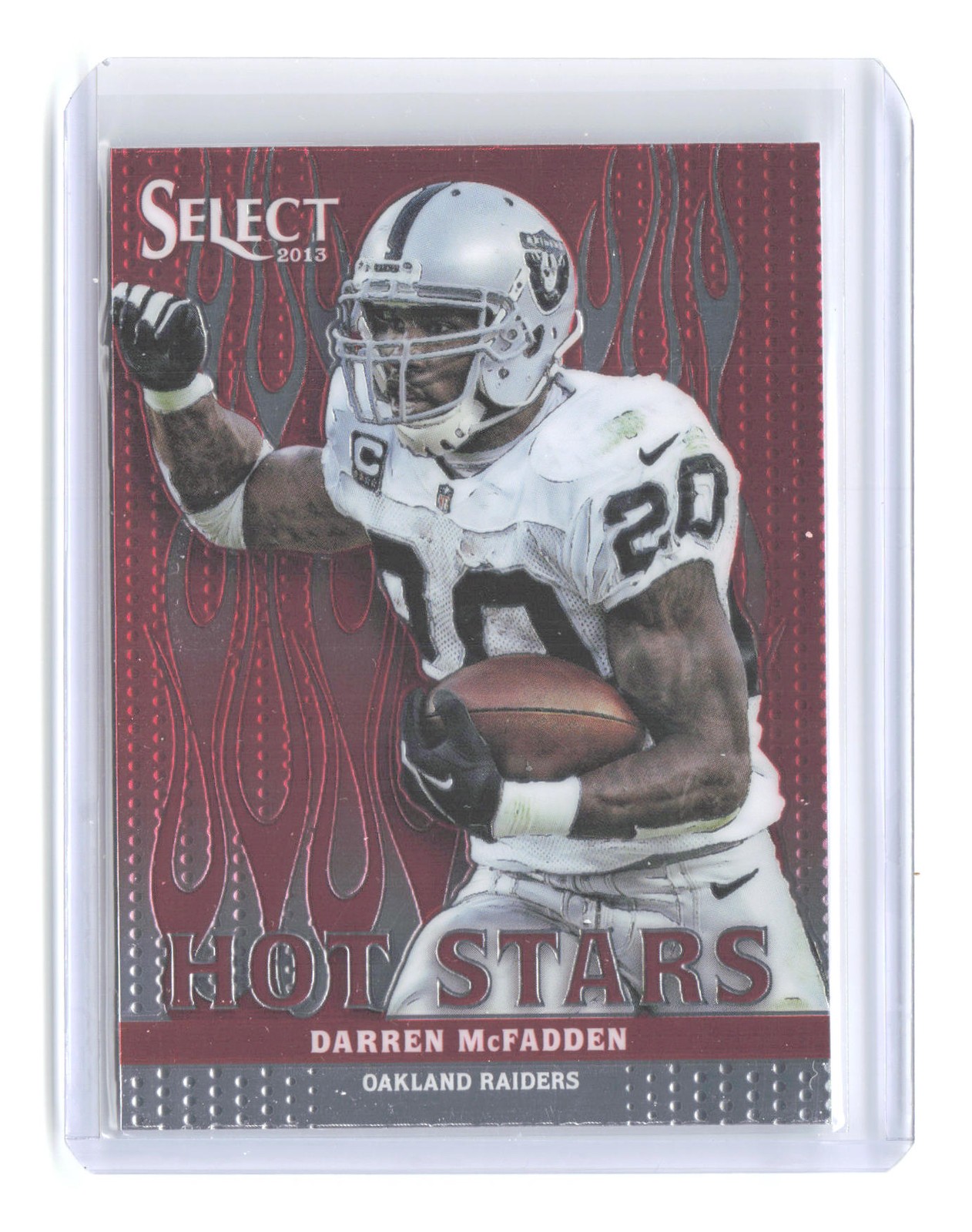 2013 Panini Select Hot Stars Red Darren McFadden #14 Oakland Raiders