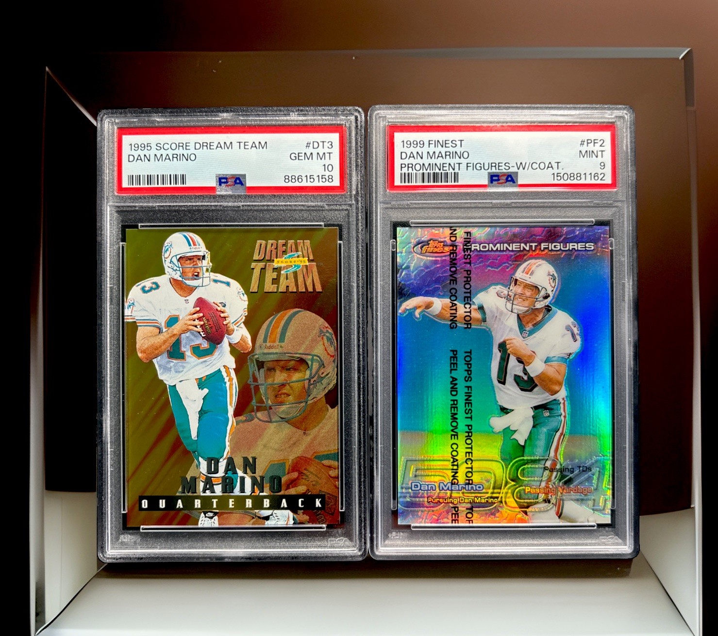 Dan Marino - PSA Graded Card Lot (2) 🐬🐬 view 1