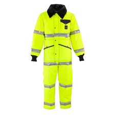REFRIGIWEAR 0344RHVL3XLL2 Hi Vis Iron-Tuff Hi-Vis Coverall, Nylon, 11.25 oz