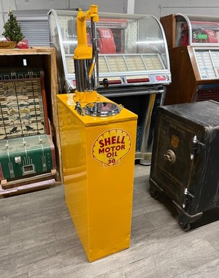 WAYNE 615 1920's VISIBLE SHELL GAS PUMP SET RESTORED & BEAUTIFUL
