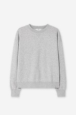 High Quality Fleece Crewneck Sweatshirt - Grey