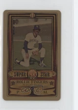 1983 Perma-Graphics/Topps Credit Cards Gold Rollie Fingers #150-SSA8323 HOF