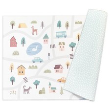 Reversible Play Mat 82x55 Inch Non Toxic Foam Floor