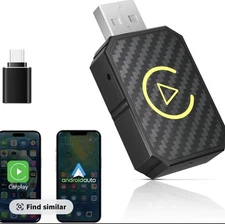 Wireless Apple Carplay & Android Auto Adapter 2 in 1, for both Apple and Android