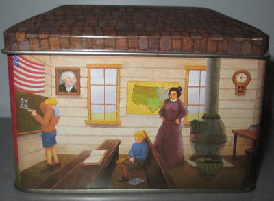 The Little Red School House Tin Tinscapes 1989 American Landscapes Series 1