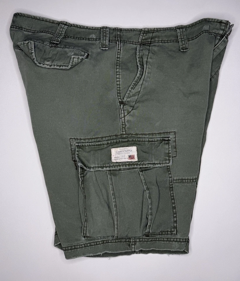 Pantalones Cortos De Colección Polo Ralph Lauren Denim & Supply OG107 Carga Militar | 40 Foto 2 de 4