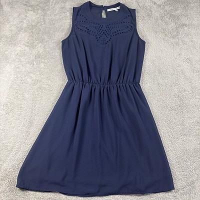 Collective Concepts Cobalt Blue Silky Strapless Maxi Dress Size Small
