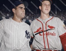 HG555 Stan Musial - Charlie Keller Yankees Cardinals 8x10 11x14 16x20 Photo