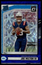 2024 Donruss #319 Joe Milton III Optic Rated Rookies Preview Blue Scope