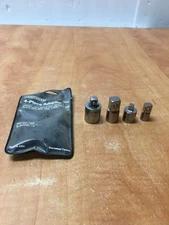 Vintage 4 Piece Craftsman No. 9 4235 Ratchet Adapter Set In  Original Pouch READ