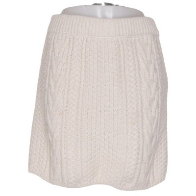 Lindex, Rock, Größe: M, Beige, Acryl/Polyester/Wolle, Sonstiges, Zopfstrick #EBi