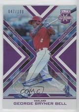 2016 Elite Extra Edition Aspirations Purple 47/100 George Bryner Bell Auto ni4