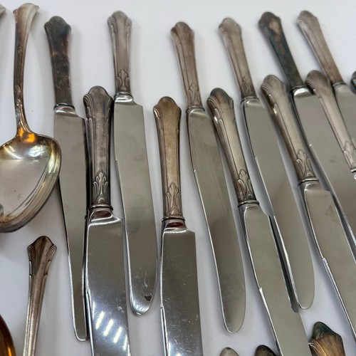 Gorham Plate Pat 1933 Silver Lady Caroline Flatware Set 43 Pieces No Monogram - Bild 4 von 11
