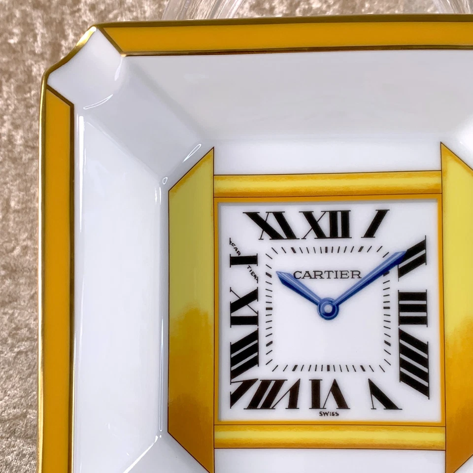 Cenicero Cartier Porcelana Cambiador Bandeja Tanque Francés 14,5 cm Foto 3 de 4