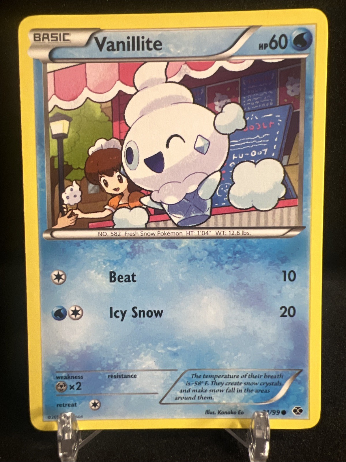 Pokemon - Vanillite - 31/99 - Common - BW - Next Destinies