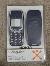 Nokia 3300 Cell Phone Case Dk.Blue Vintage  Cingular Wireless, Sealed In Blister