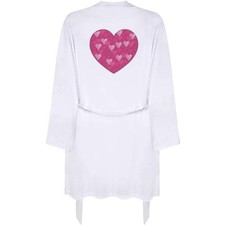 'Love Hearts Heart ' Adult Dressing Robe / Gown RO051983 