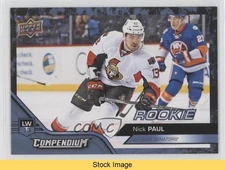 2016-17 Upper Deck Compendium Rookies Blue Nick Paul #593 Rookie RC READ zz8