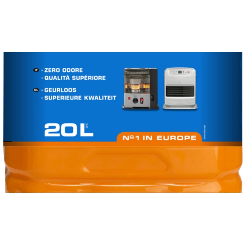 Combustibile Liquido Stufe QLIMA Kristal 20 Litri Paraffina Inodore Tanica A+++, fotografia 7 di 9